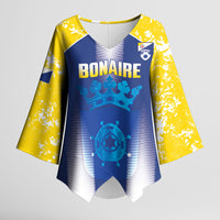 Bonaire Football 2026 Custom Kimono Sleeve Blouse Coat Of Arms Sporty Style