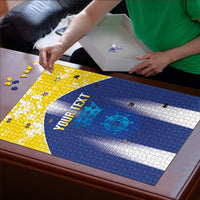 Bonaire Football 2026 Custom Puzzle Coat Of Arms Sporty Style