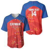 Cayman Islands Football 2026 Custom Baseball Jersey Sea Turtle Coat Of Arms Style