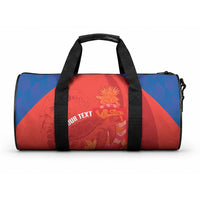 Cayman Islands Football 2026 Custom Duffle Bag Sea Turtle Coat Of Arms Style