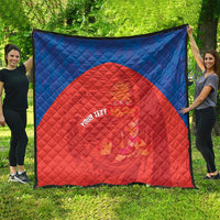 Cayman Islands Football 2026 Custom Quilt Sea Turtle Coat Of Arms Style