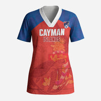 Cayman Islands Football 2026 Custom Scrub Top Sea Turtle Coat Of Arms Style