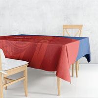 Cayman Islands Football 2026 Custom Tablecloth Sea Turtle Coat Of Arms Style