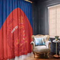 Cayman Islands Football 2026 Custom Window Curtain Sea Turtle Coat Of Arms Style