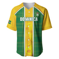 Dominica Football 2026 Custom Baseball Jersey Sisserou Parrot Madras Pattern