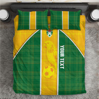 Dominica Football 2026 Custom Bedding Set Sisserou Parrot Madras Pattern