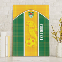 Dominica Football 2026 Custom Canvas Wall Art Sisserou Parrot Madras Pattern