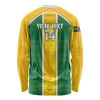 Dominica Football 2026 Custom Long Sleeve Shirt Sisserou Parrot Madras Pattern