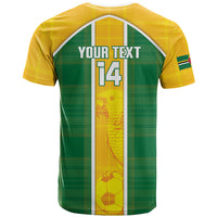 Dominica Football 2026 Custom T Shirt Sisserou Parrot Madras Pattern
