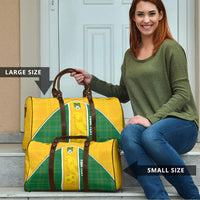 Dominica Football 2026 Custom Travel Bag Sisserou Parrot Madras Pattern