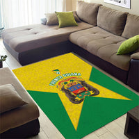 French Guiana Football 2026 Area Rug Allez Les Yana Dokos