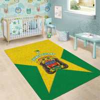 French Guiana Football 2026 Area Rug Allez Les Yana Dokos