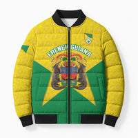 French Guiana Football 2026 Custom Bomber Puffer Jacket Allez Les Yana Dokos