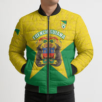 French Guiana Football 2026 Custom Bomber Puffer Jacket Allez Les Yana Dokos