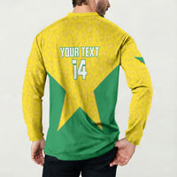 French Guiana Football 2026 Custom Button Sweatshirt Allez Les Yana Dokos