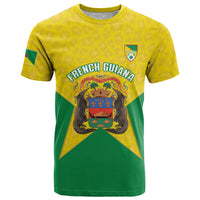 French Guiana Football 2026 Custom T Shirt Allez Les Yana Dokos
