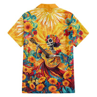 Mexico Day Of The Dead Hawaiian Shirt Sugar Skull Girl With Guitar Colorful Vibes - Wonder Print Shop