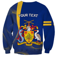 Personalised Barbados Independence Day Sweatshirt 30 November Happy Anniversary Barbadian - Wonder Print Shop