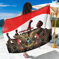 Yemen Independence Day Sarong Yemeni Coat Of Arms With Coffea Arabica Flowers - Wonder Print Shop