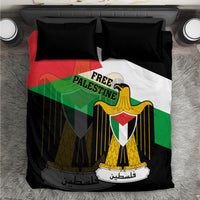 Free Palestine Bedding Set Coat Of Arms Mix Flag Style - Wonder Print Shop