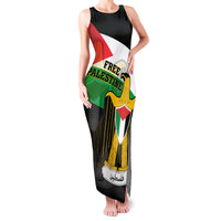 Free Palestine Family Matching Tank Maxi Dress and Hawaiian Shirt Coat Of Arms Mix Flag Style - Wonder Print Shop