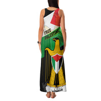 Free Palestine Family Matching Tank Maxi Dress and Hawaiian Shirt Coat Of Arms Mix Flag Style - Wonder Print Shop