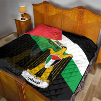 Free Palestine Quilt Coat Of Arms Mix Flag Style - Wonder Print Shop