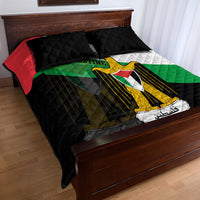 Free Palestine Quilt Bed Set Coat Of Arms Mix Flag Style - Wonder Print Shop
