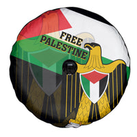 Free Palestine Spare Tire Cover Coat Of Arms Mix Flag Style - Wonder Print Shop