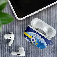 Personalized Curacao Football AirPods Case First-ever World Cup Ride The Blue Wave - Wonder Print Shop