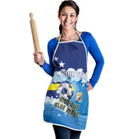 Personalized Curacao Football Apron First-ever World Cup Ride The Blue Wave - Wonder Print Shop