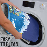 Personalized Curacao Football Bathroom Set First-ever World Cup Ride The Blue Wave - Wonder Print Shop