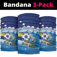 Personalized Curacao Football Neck Gaiter First-ever World Cup Ride The Blue Wave - Wonder Print Shop