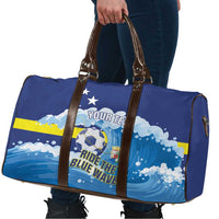 Personalized Curacao Football Travel Bag First-ever World Cup Ride The Blue Wave - Wonder Print Shop