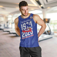 Personalized Haiti Football Men Tank Top Les Grenadiers Made History Once Again Blue Color - Wonder Print Shop