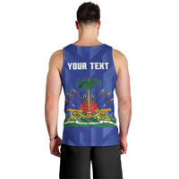 Personalized Haiti Football Men Tank Top Les Grenadiers Made History Once Again Blue Color - Wonder Print Shop
