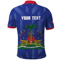 Personalized Haiti Football Polo Shirt Les Grenadiers Made History Once Again Blue Color - Wonder Print Shop