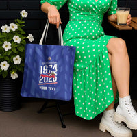 Personalized Haiti Football Tote Bag Les Grenadiers Made History Once Again Blue Color - Wonder Print Shop