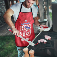 Personalized Haiti Football Apron Les Grenadiers Made History Once Again Red Color - Wonder Print Shop