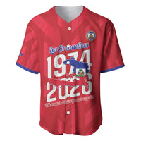 Personalized Haiti Football Baseball Jersey Les Grenadiers Made History Once Again Red Color - Wonder Print Shop
