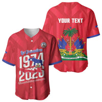 Personalized Haiti Football Baseball Jersey Les Grenadiers Made History Once Again Red Color - Wonder Print Shop