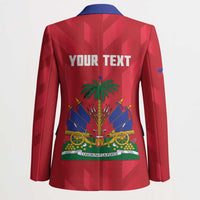 Personalized Haiti Football Blazer Les Grenadiers Made History Once Again Red Color - Wonder Print Shop