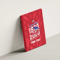 Personalized Haiti Football Canvas Wall Art Les Grenadiers Made History Once Again Red Color - Wonder Print Shop