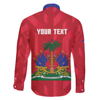 Personalized Haiti Football Family Matching Off Shoulder Maxi Dress and Hawaiian Shirt Les Grenadiers Made History Once Again Red Color - Wonder Print Shop