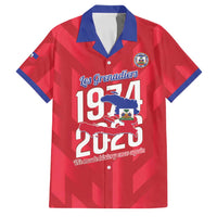 Personalized Haiti Football Family Matching Tank Maxi Dress and Hawaiian Shirt Les Grenadiers Made History Once Again Red Color - Wonder Print Shop