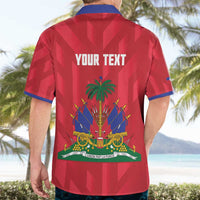 Personalized Haiti Football Hawaiian Shirt Les Grenadiers Made History Once Again Red Color - Wonder Print Shop