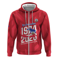Personalized Haiti Football Hoodie Les Grenadiers Made History Once Again Red Color - Wonder Print Shop