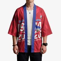 Personalized Haiti Football Kimono Les Grenadiers Made History Once Again Red Color - Wonder Print Shop
