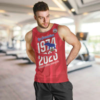 Personalized Haiti Football Men Tank Top Les Grenadiers Made History Once Again Red Color - Wonder Print Shop