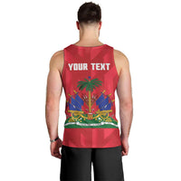 Personalized Haiti Football Men Tank Top Les Grenadiers Made History Once Again Red Color - Wonder Print Shop